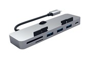 USB-Hubs - Satechi Aluminum Type-C Clamp Hub Pro - hub - 4 porte USB-Hubs - 4 - Grau - ST-TCIMHM