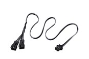 Gehäusezubehör - Phanteks Digital RGB LED Extension 3-pin Y-splitter cable - PH-CB-DRGB3P