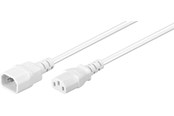 Stromkabel (Extern) - Pro Power cable C14 - C13 - Weiß - 0.5m - 4040849975813