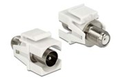 Antennenkabel - DeLOCK Keystone Module IEC Male -> F female - 86335