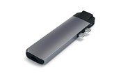 Dockingstationen - Satechi Aluminum Type-C Pro Hub With Ethernet - USB-C - 87W PD - 1GbE - ST-TCPHEM