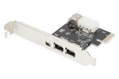 Netzwerkadapter (Netzkarte, Druckserver, u.s.w.) - DIGITUS PCIExpress Firewire Interface Card - DS-30201-5