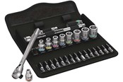 Haus & Garten - Wera 8100 SA 11 Zyklop Metal-Knarrensatz, Umschalthebel, 1/4"-Antrieb, zöllig, 28-teilig - 5004021001
