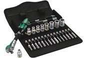 Haus & Garten - Wera 8100 SA 6 Zyklop Speed-Knarrensatz, 1/4"-Antrieb, metrisch, 28-teilig - 5004016001