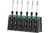 Handwerkzeuge - Wera 2069/6 Elektroniker-Schraubendrehersatz + Rack, 6-teilig - 5118158001