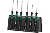 Haus & Garten - Wera 2052/6 Elektroniker-Schraubendrehersatz + Rack, 6-teilig - 5118156001