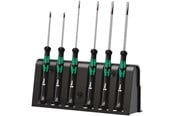 Schraub/Bohrmaschinen - Wera 2035/6 A Elektroniker-Schraubendrehersatz + Rack, 6-teilig - 05118150001