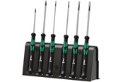 Haus & Garten - Wera 2035/6 B Elektroniker-Schraubendrehersatz + Rack, 6-teilig - 05118152001