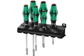 Haus & Garten - Wera 334 SK/6 Rack Schraubendrehersatz Kraftform Plus Lasertip + Rack, 6-teilig - 5007680001