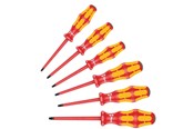 Handwerkzeuge - Wera 167 i/6 Schraubendrehersatz Kraftform Plus Serie 100, 6-teilig - 5133356001