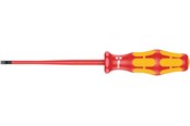 Handwerkzeuge  - Wera 160 iS VDE-isolierter Schlitz-Schraubendreher mit reduziertem Klingendurchmesser, 0.6 x 3.5 x 100 mm - 05006440001