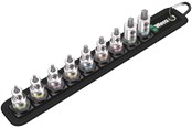 Haus & Garten - Wera Belt 3 TORX® HF Zyklop Bitnuss-Satz TORX®, mit Haltefunktion, 1/4"-Antrieb, 9-teilig - 5003882001