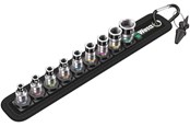 Haus & Garten - Wera Belt 1 Zyklop Steckschlüsseleinsatz-Satz, mit Haltefunktion, 1/4"-Antrieb, 10-teilig - 5003880001