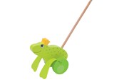 Baby Spielzeug - Goki Push Figure Frog King - 54938