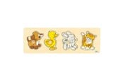 Holzspielzeug - Goki Wooden Bubble Puzzle Dog Duck Rabbit Cat - 57866