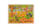 Puzzle - Goki Wooden Jigsaw Puzzle - Forest Animals 48st. Holz - 57734