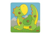 Puzzle - Goki Wooden Bubble Puzzle Dragon 5 Holz - 57553