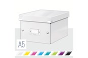 Archivierung und Aufbewahrung - Leitz Click & Store WOW Aufbewahrungs- und Transportbox Klein (Für A5) Weiß - 60430001