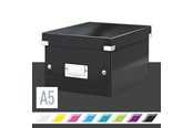 Archivierung und Aufbewahrung - Leitz Click & Store WOW Aufbewahrungs- und Transportbox Klein (Für A5) Schwarz - 60430095