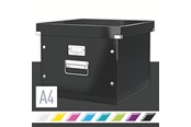 Archivierung und Aufbewahrung - Leitz  Click & Store WOW Ablage- und Transportbox für Hängeregistratur Schwarz - 60460095