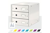 Archivierung und Aufbewahrung - Leitz Click & Store WOW Schubladenset (3 Schubladen) Weiß - 60480001