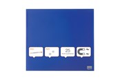 Konferenz und Präsentation - Nobo Diamond Glas - blaue magnetische Glastafel, Einzelhandelspackung Diamond Glas - blaue magnetische Glastafel, Einzelhandelspackung - 1903953