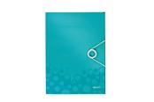 Mappen und Clipboards - Leitz  WOW Eckspannermappe Eisblau - 45990051