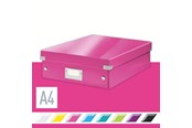 Archivierung und Aufbewahrung - Leitz  Click & Store WOW Organisationsbox Mittel Pink - 60580023