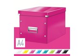 Archivierung und Aufbewahrung - Leitz  Click & Store WOW Aufbewahrungs- und Transportbox Cube Groß Pink - 61080023