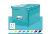 Archivierung und Aufbewahrung - Leitz Click & Store WOW Aufbewahrungs- und Transportbox Cube Groß Eisblau - 61080051
