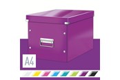 Archivierung und Aufbewahrung - Leitz Click & Store WOW Aufbewahrungs- und Transportbox Cube Groß Violett - 61080062