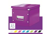 Archivierung und Aufbewahrung - Leitz Click & Store WOW Aufbewahrungs- und Transportbox Cube Mittel Violett - 61090062
