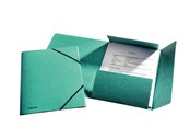 Mappen und Clipboards - Esselte 3-Flap Folder  Elastic Cardboard A4 Green - 1326508