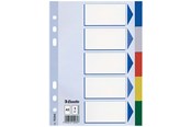 Taschen, Umschläge und Register - Esselte Register Blanko, Plastik - 15264