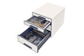 Schreibtischzubehör - Leitz  WOW CUBE Schubladenbox Weiß - 52132001