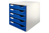 Schreibtischzubehör - Leitz  Postset mit Schubladen Blau - 52800035
