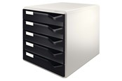 Schreibtischzubehör - Leitz  Postset mit Schubladen Schwarz - 52800095