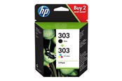 Druckerzubehör - Tinte & Toner - HP 303 / 3YM92AE 2-Pack Black and Color Ink - 3YM92AE