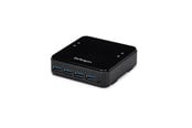 USB-Hubs - StarTech.com 4X4 USB 3.0 Peripheral Sharing Switch - For Mac / Windows / Linux - switch - 4 ports USB-Hubs - USB 3.0 - 4 - Schwarz - HBS304A24A