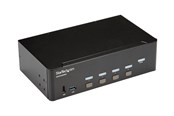 KVM Switches - StarTech.com 4 Port HDMI KVM Switch - 4K 30Hz - Dual Display - KVM / audio / USB switch - 4 ports - rack-mountable - SV431DHD4KU
