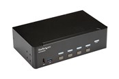 KVM Switches - StarTech.com 4 Port HDMI KVM Switch - 4K 30Hz - Dual Display - KVM / audio / USB switch - 4 ports - rack-mountable - SV431DHD4KU
