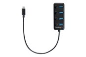 USB-Hubs - StarTech.com USB-C Hub 4-port USB-Hubs - USB 3.2 - 4 - Schwarz - HB30C4AIB