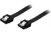 SATA Kabel - Pro SATA Cable - Black - 0.7m - SATA6SSB-0.7