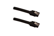 SATA Kabel - DUTZO Sleeved SATA-kabel - Schwarz - 1 m - DSC-SATASL10BLK