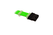 Stromkabel (Intern) - DUTZO Sleeved 4-pins Molex Cable - Green - DSC-MOLSL03GRN
