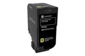 Druckerzubehör - Tinte & Toner - Lexmark Toner yellow 7K CS720 - 74C0S40