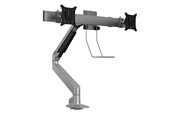 Monitorhalterung - Multibrackets M VESA Gas Lift Arm w. Duo Crossbar 2 Silver - 7350073736362