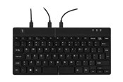 Tastaturen - R-Go Tools R-Go Split Ergonomisk tastatur QWERTY (Nordic) sort kablet - Tastaturen - Nordisch - Schwarz - RGOSP-NDWIBL