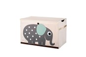 Kinderzimmer - 3 Sprouts Opbevaringskasse med låg Elephant - ITCELE
