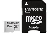Speicherkarten - Transcend 300S microSD/SD - 95MB/s - 16GB - TS16GUSD300S-A